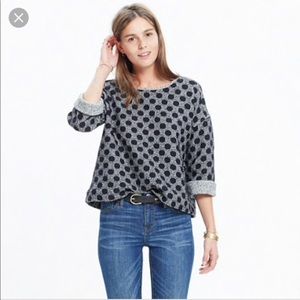 Madewell polka dot sweater